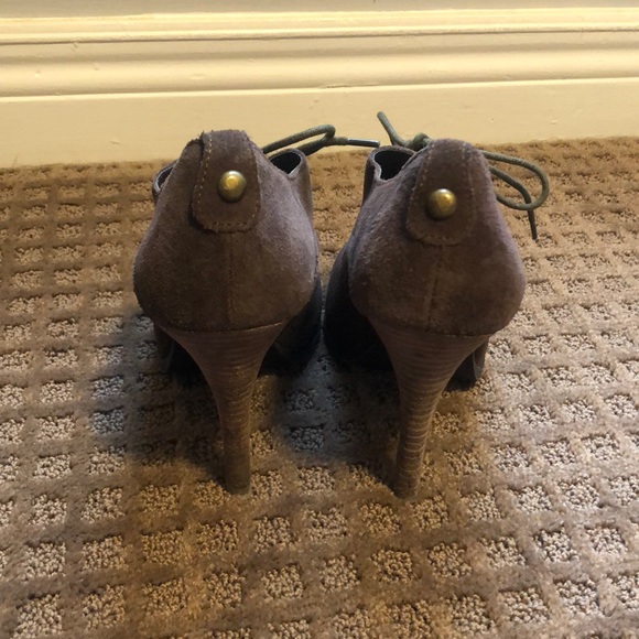 Suede brown booties - Picture 3 of 4